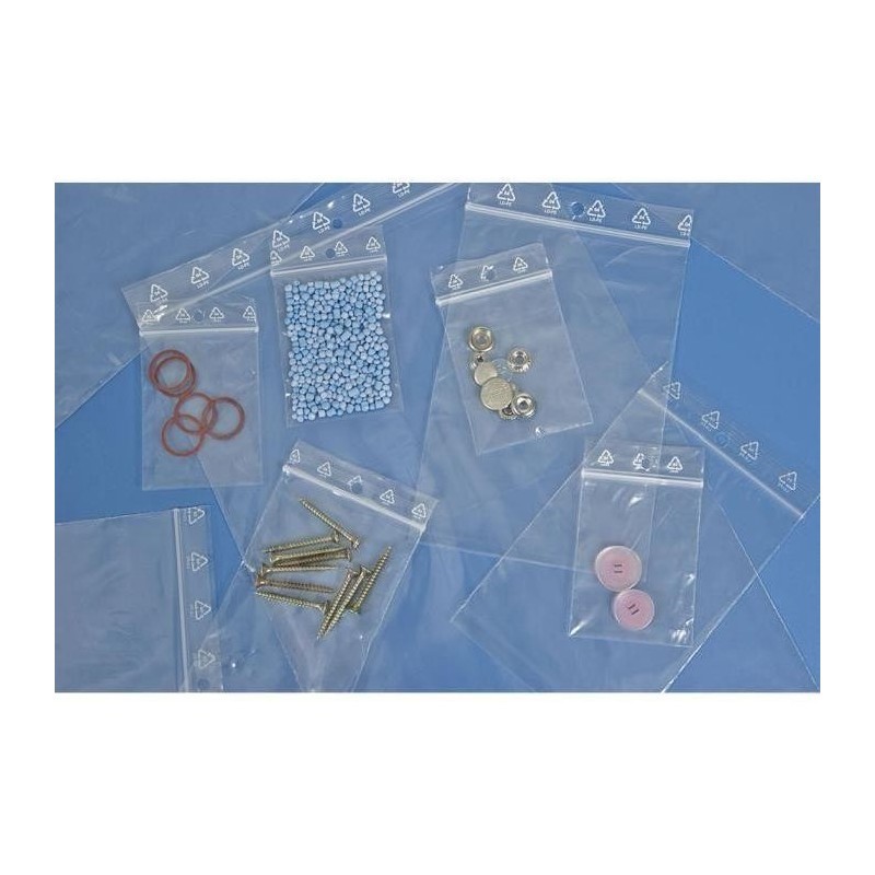 Sachet à Fermeture Zip 50µ - Produit Prodomeo